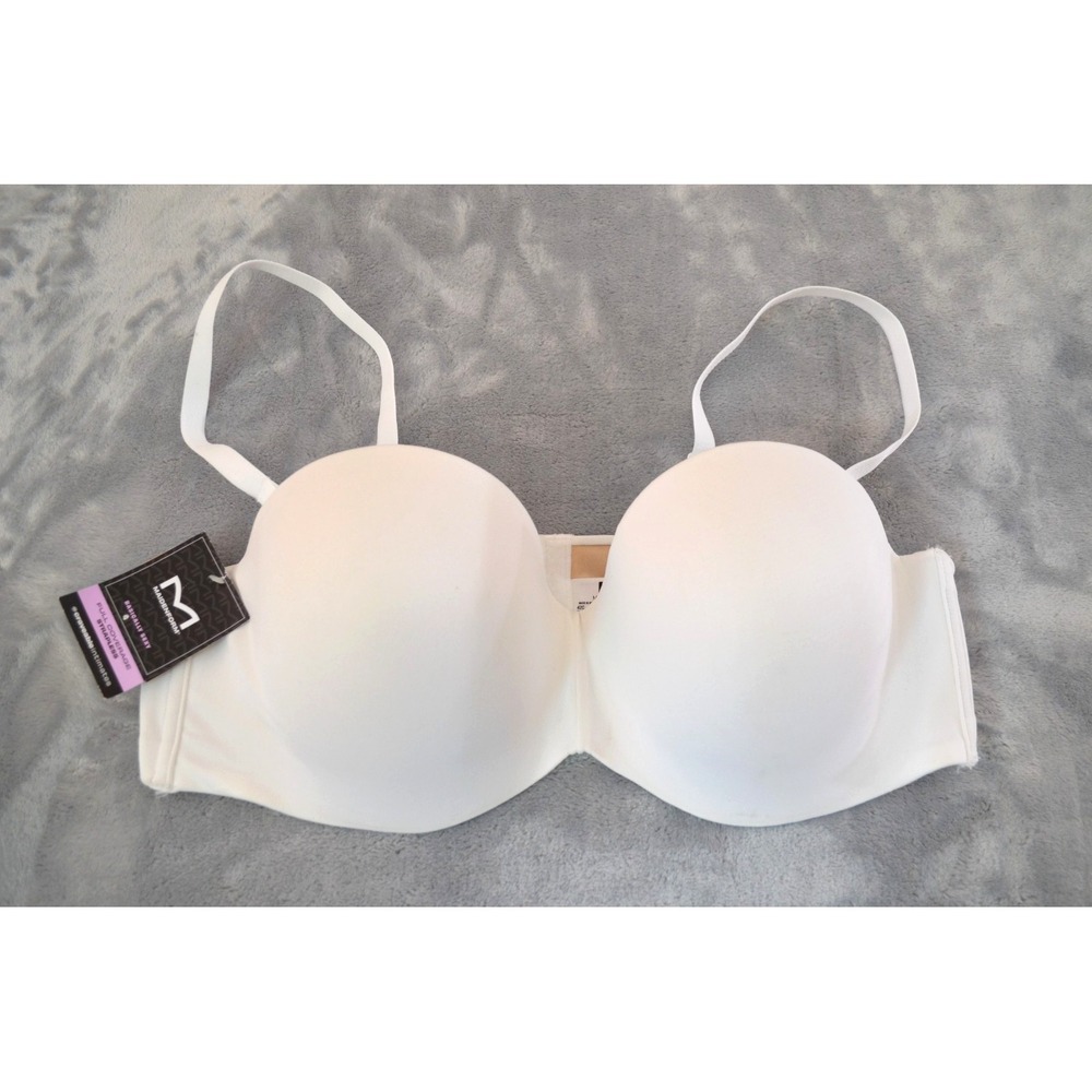 Maidenform Basically Sexy Full Coverage Strapless White Bra Size 42C Nwt's